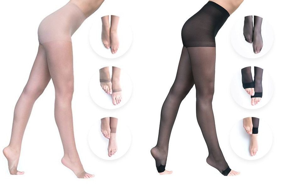 Convertibles Pantyhose - Combo Pack: Both Colors - Convertibles Pantyhose